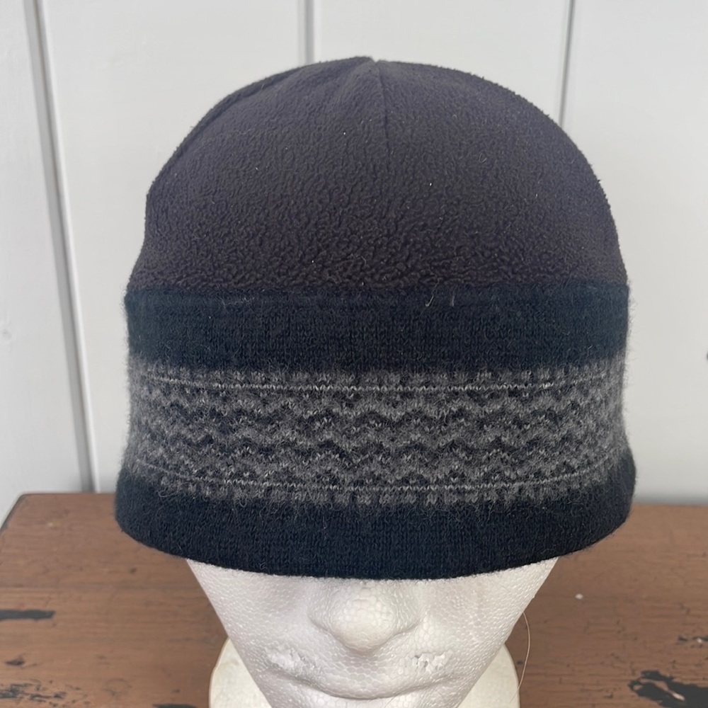 Columbia Unisex Winter Hat Beanie Tuque Black Gray One Size